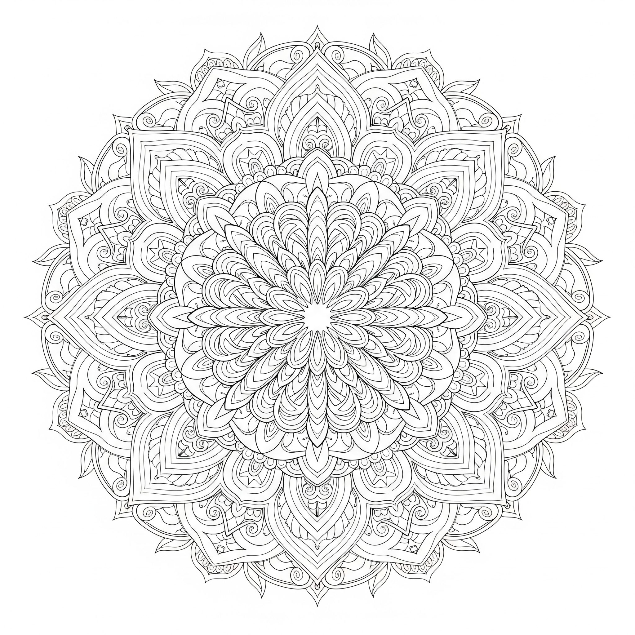 Ejemplo de creación de mandalas